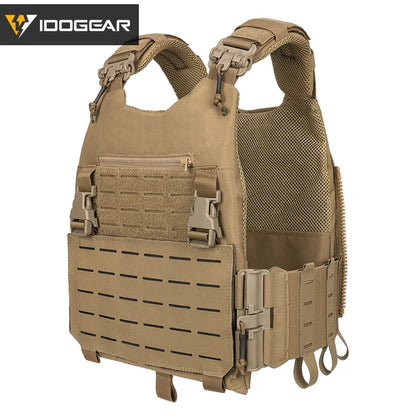 Gilet tactique porte plaques IDOGEAR LSR laser cut MOLLE - BLACKBEARD OUTDOOR INDUSTRIES