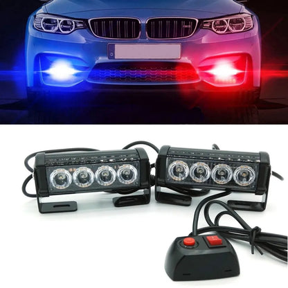 Gyrophare LED magnétique 12/24 V – Moto et voiture de police