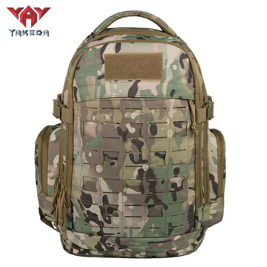 Sac à Dos Tactique YAKEDA – Randonnée, Trekking, Montagne, Camping Camouflage 600D Molle - BLACKBEARD OUTDOOR INDUSTRIES