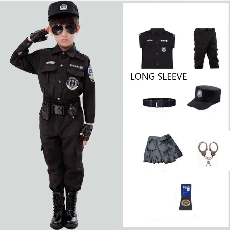 Costume Policier Enfant & Adulte – Déguisement Police Cosplay Halloween - BLACKBEARD OUTDOOR INDUSTRIES