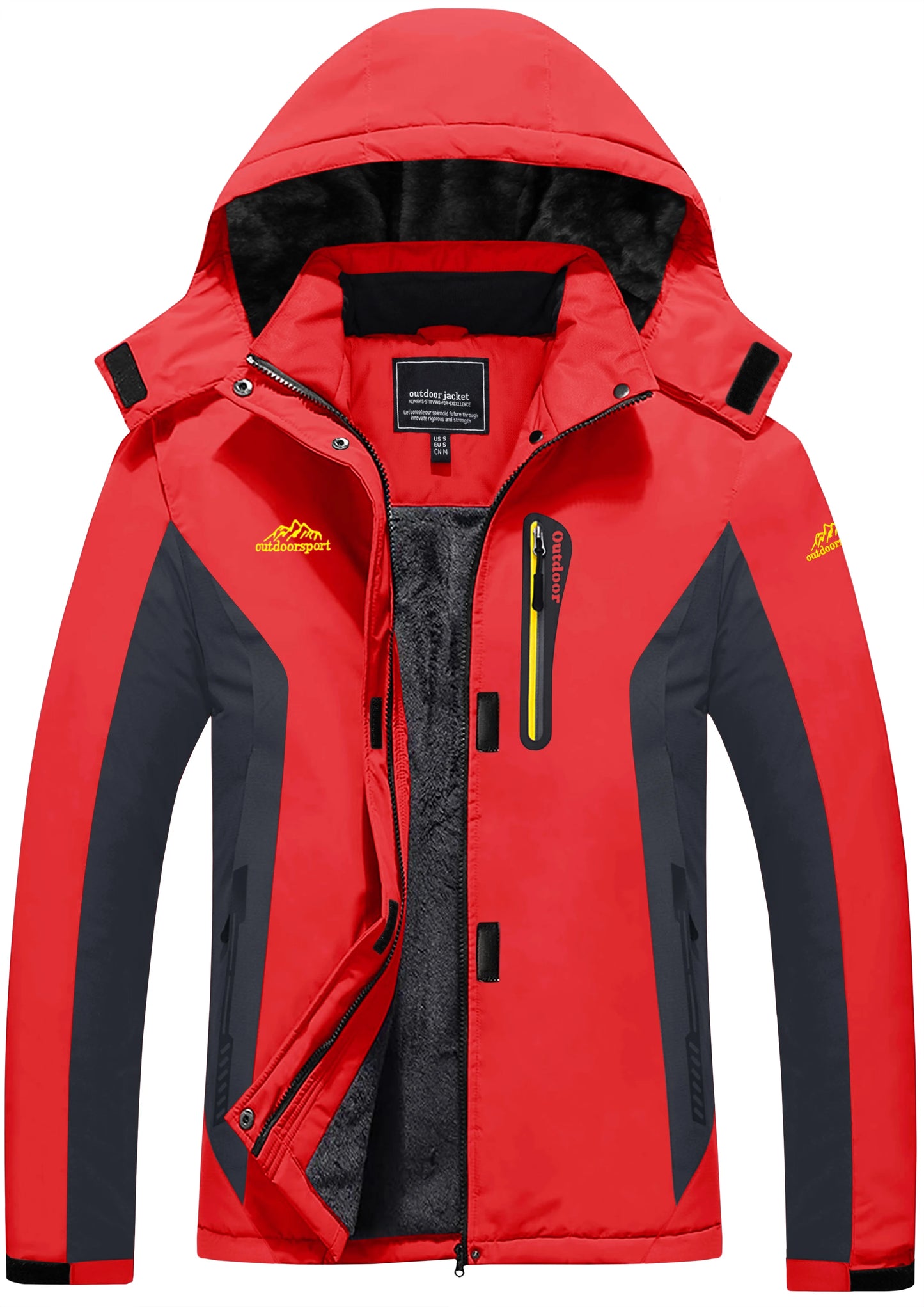 Veste Polaire Épaisse Femme – Imperméable, Capuche Amovible & Multi-Poches - BLACKBEARD OUTDOOR INDUSTRIES