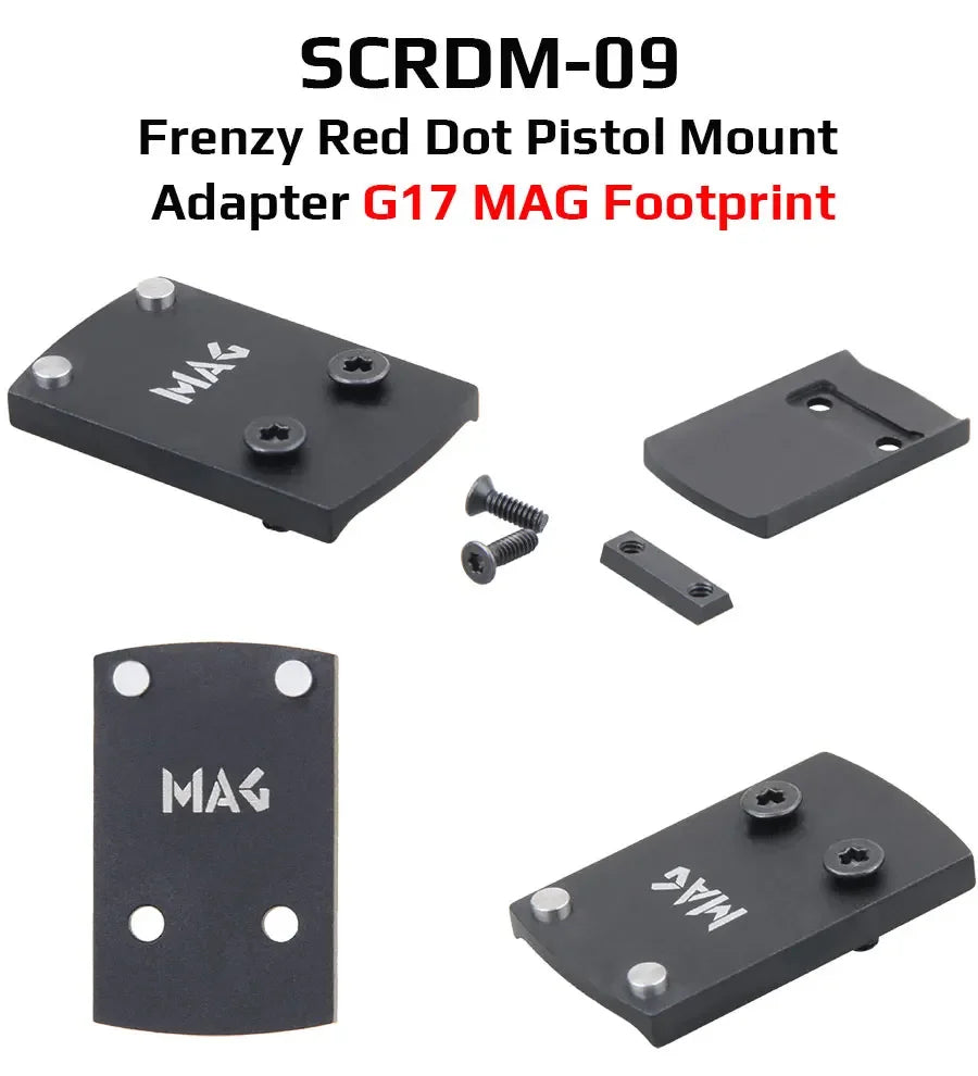 Adaptateur Universel pour Viseur Red Dot Airsoft M2/M4 – Montage sur Pistolet pour Accessoires Tactiques et de Chasse - BLACKBEARD OUTDOOR INDUSTRIES
