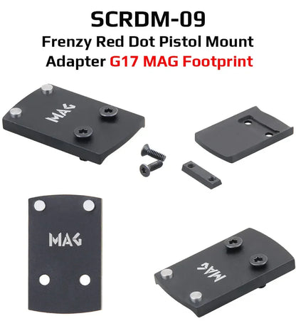 Adaptateur Universel pour Viseur Red Dot Airsoft M2/M4 – Montage sur Pistolet pour Accessoires Tactiques et de Chasse - BLACKBEARD OUTDOOR INDUSTRIES