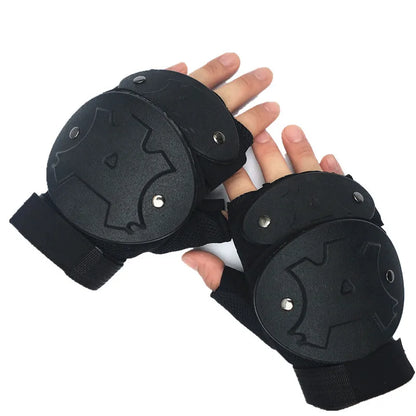 Gants Tactiques Anti-Émeute Demi-Doigt — Carapace Tortue | Police & Sécurité - BLACKBEARD OUTDOOR INDUSTRIES