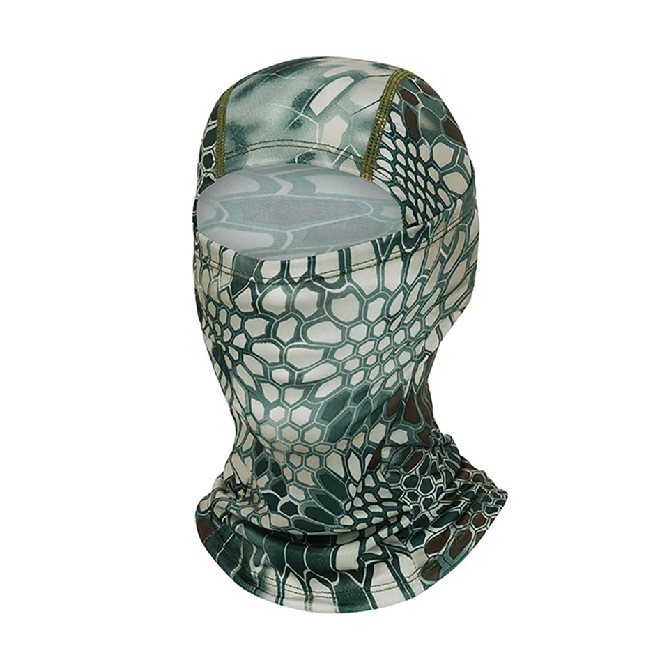Cagoule anti-UV vélo et moto, masque visage et cou