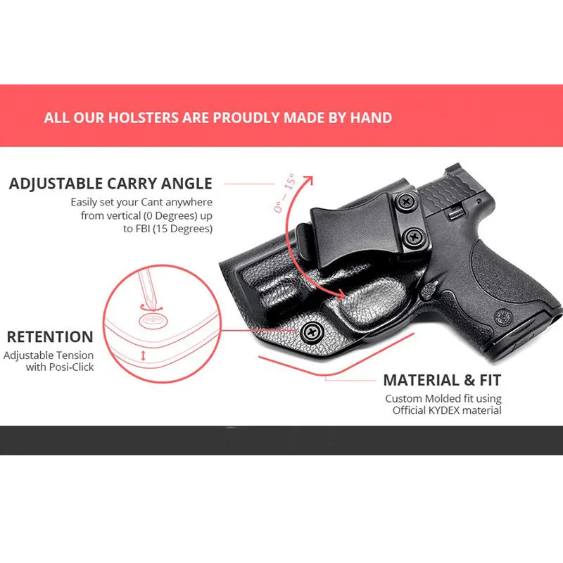 Holster IWB Kydex pour Sig Sauer SP2022 – Conception Ultra-Sécurisée pour Port Discret - BLACKBEARD OUTDOOR INDUSTRIES