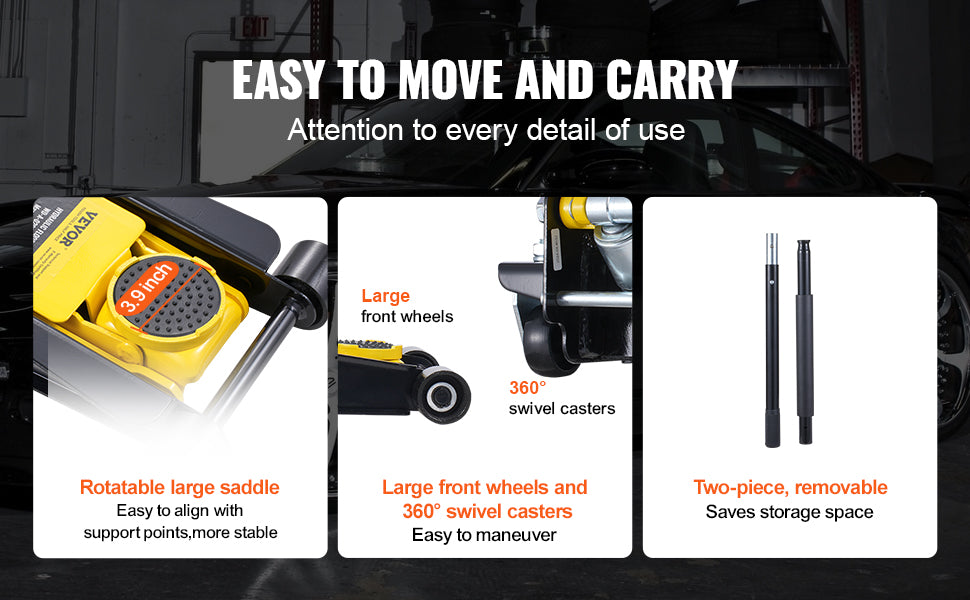 Cric Hydraulique Bas Profil 2 Tonnes VEVOR – Double Pompe à Piston | Lève-Véhicule Haute Performance - BLACKBEARD OUTDOOR INDUSTRIES