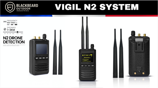 Détecteur de drones RF portable VIGIL N2, 0,9–5,9 GHz